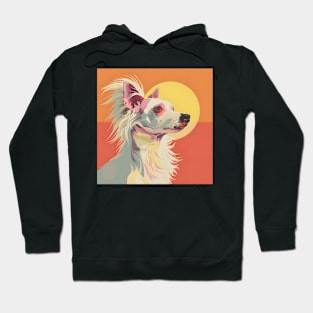 70s Chinese Crested Vibes: Pastel Pup Parade Hoodie